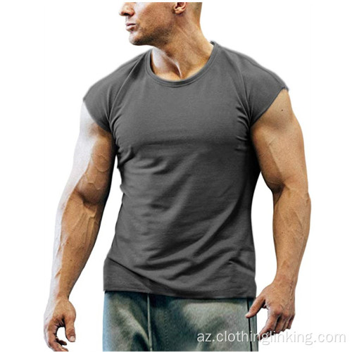 Muscle Cut Bədən İnkişafı İdman Fitness Tee